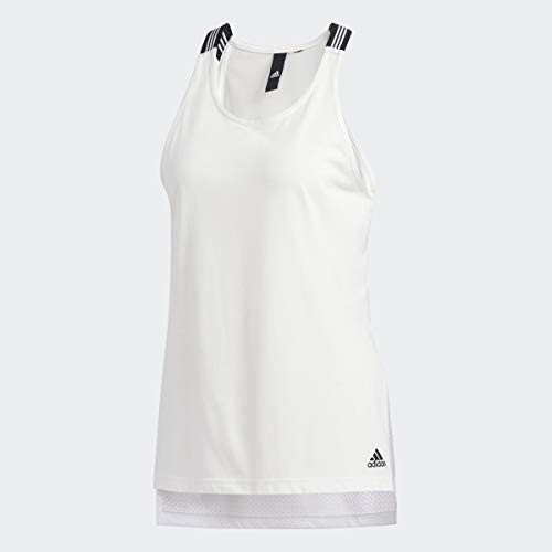 adidas Sport 2 Street Tank Top White Black XS