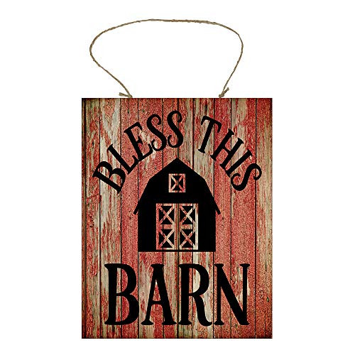 Bless this Barn Printed Handmade Wood Sign
