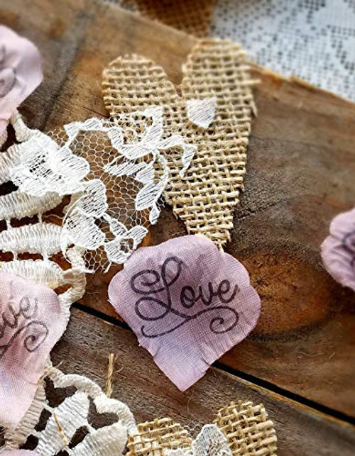 Rustic Wedding Centerpieces for Reception Tables  Bridal Shower Decorations Rustic Theme  Flower Petals For Wedding  Dusty Rose  Mauve.