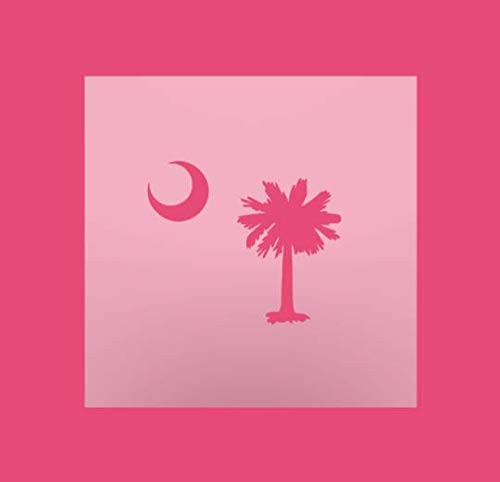 Palmetto Tree and Moon Stencil - South Carolina State Flag Stencil - DIY Stencil - Cookie Stencil - Reusable Stencil - Multipurpose stencil
