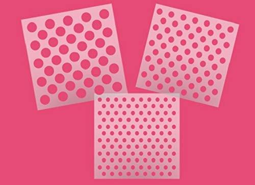 Polka Dot Stencil - Small Polka Dots - Medium Polka Dots - Large Polka Dots - Polka Dots Background Stencil - DIY Stencil - Cookie Stencil