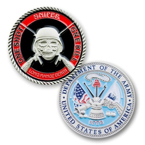 U.S. Army Sniper Challenge Coin U.S. Army Sniper Challenge Coin