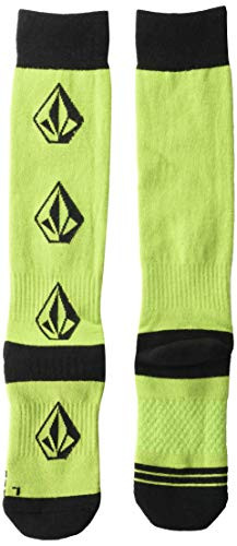 Volcom Junior_s Sherwood Medium Weight Snow Sock  LIME  XS S