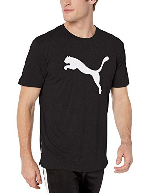 PUMA Men_s CAT TEE  Black Heather  M