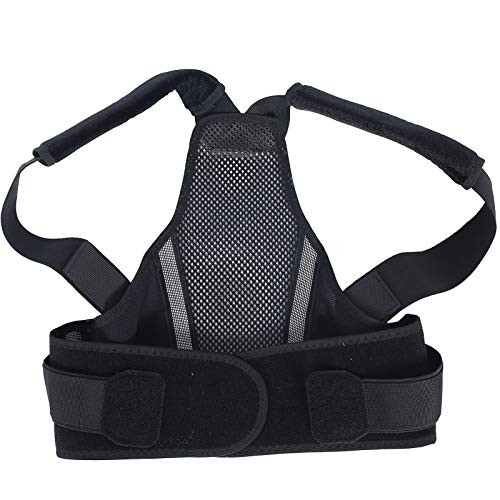Shoulder Back Straightener Posture Upper Back Belt Lumbar Corrector Support for Body Shaping for Posture Correction for Daily Use for Official Workers-XL-