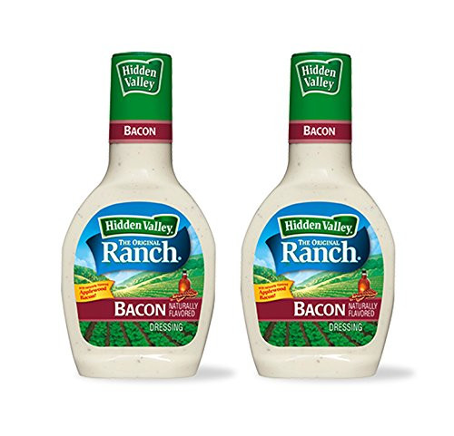 Hidden Valley Bacon Ranch the Original Ranch Dressing  16 Fl Oz -Pack of 2-