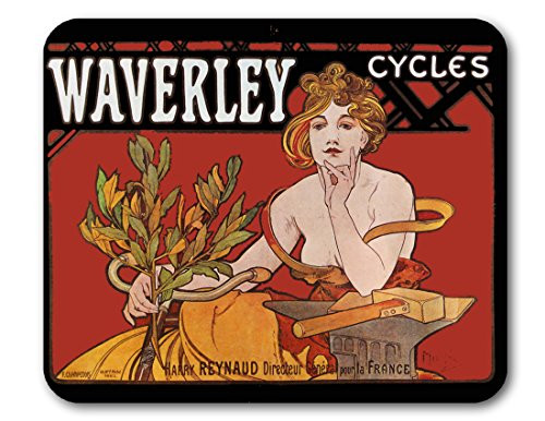 Alphonse Mucha and Art Nouveau Art Mouse Pads Made in The U.S.A. Carpe Diem Designs