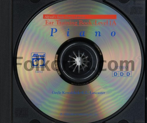 Alfred 00-14453 Alfred and amp apos s Basic Piano Course  CD for Ear Training Book- Level 1A