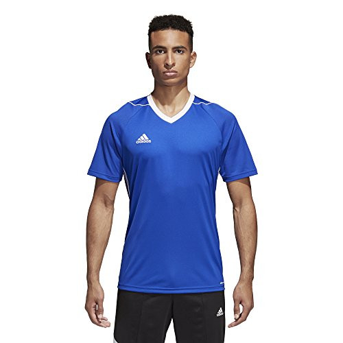 adidas Tiro 17 Mens Soccer Jersey XS Bold Blue-White