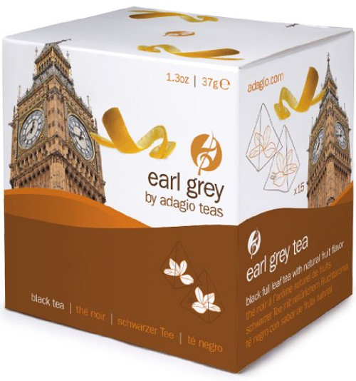 Adagio Teas Earl Grey Tea Bags 15-count Package -Pack of 1- Adagio Teas Earl Grey Tea Bags 15-count Package -Pack of 1-