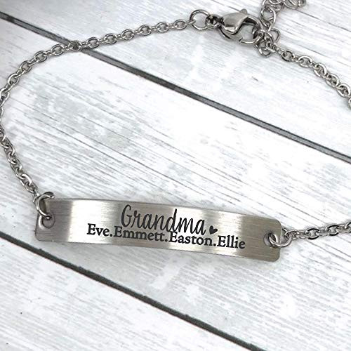 Gift Personalized Grandma Bracelet Gift Idea Grammie Jewelry Gift Birthday Gift Grandma Gift Mother_s Day Grams Yaya Oma Poppy Granny Gift GMA-NAMES-BRACELET Gift Personalized Grandma Bracelet Gift Idea Grammie Jewelry Gift Birthday Gift Grandma Gift Mother_s Day Grams Yaya Oma Poppy Granny Gift GMA-NAMES-BRACELET
