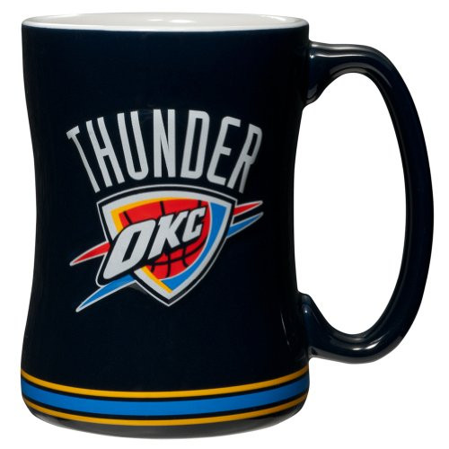 Boelter Oklahoma City Thunder - Logo 14 oz. Sculpted Relief Mug