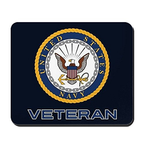 CafePress U.S. Veteran Non-Slip Rubber Mousepad  Gaming Mouse Pad