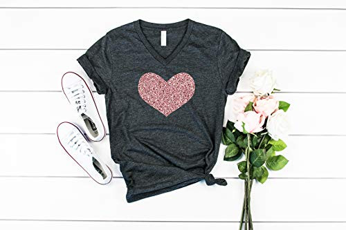 Valentines day holiday womens love shirt heart shirt glitter vday shirt women Valentines day holiday womens love shirt heart shirt glitter vday shirt women