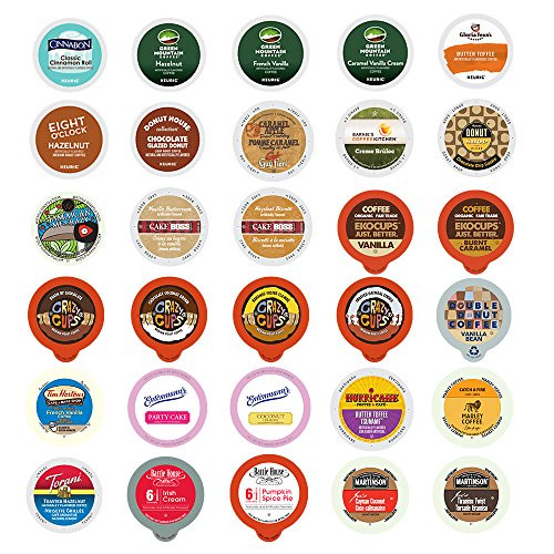 Flavored Coffee Variety Sampler Pack for Keurig K-Cup Brewers, 30 Count
