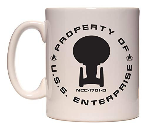 Star Trek U.S.S. Enterprise NCC-1701-0 Ceramic Coffee Mug 11 Oz.
