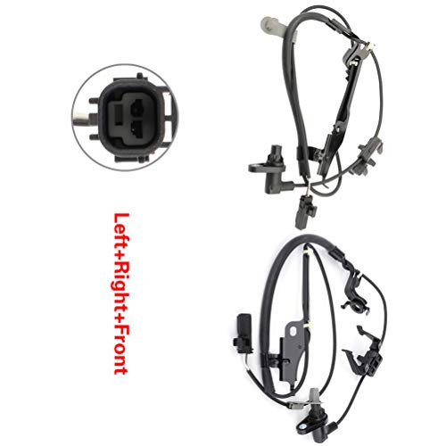 ZENITHIKE ABS Wheel Speed Sensor Left PlusRight PlusFront ALS1774 PlusALS1779 Compatible with 2008-2013 T-oyota Highlander