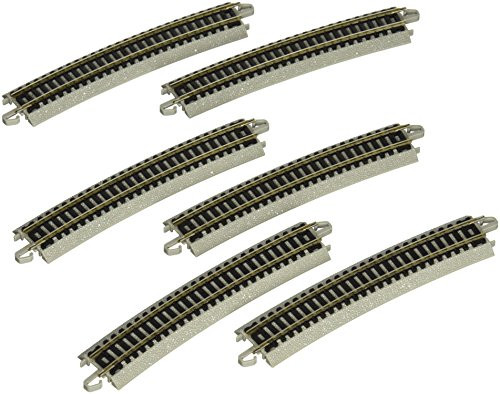 Bachmann 19 Radius Curved Track (6/Card) - N Scale
