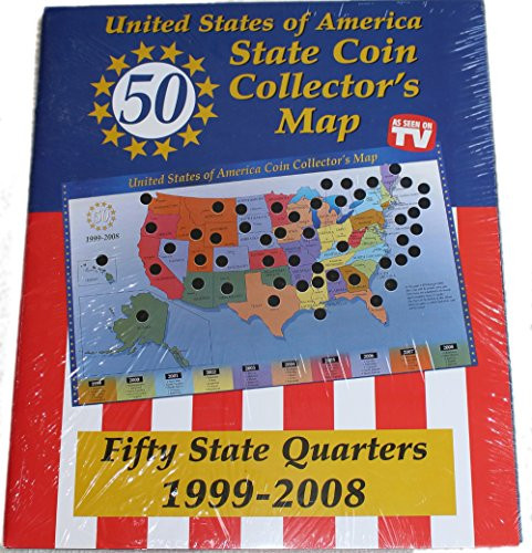 United States of America State Coin Collector's Map by Tri-Star