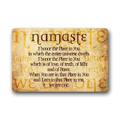 Afagahahs Homie Design Custom Yoga Ymbol Namaste s Cover Kitchen Mat Kitchen Rugs 18x30 Inch