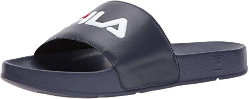 Fila Men_s Drifter Sport Sandal  Navy RED White  7 Medium US
