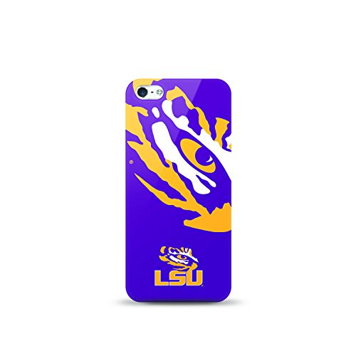 Mizco Sports TPU Gel Case for iPhone 5S/SE NCAA LSU Tigers