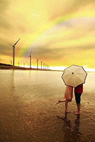 WAYATI 5D DIY Diamond Painting Lovers Embroidery Diamond Cross Stitch Kit Rhinestone Mosaic Decoration Gift-40X50Cm-N-17