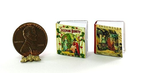 Dollhouse Miniature 1 12 Scale Set of 2 Popular Princess Children039 s Books