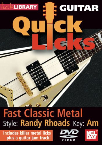 Guitar Quick Licks - Randy Rhoads Fast Classic Metal