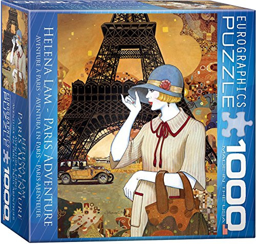 EuroGraphics Paris Adventure 1000-Piece Puzzle (Small Box) Puzzle