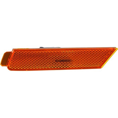 Side Marker Light Lamp Amber Lens w Bulb-s- Front Left Side compatible with Chevrolet Chevy Camaro