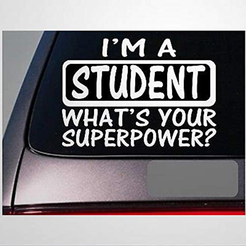 I_m A Student Sticker Decal Teacher College Fraternity Sorority Stickers Car Decal Window Decal Vinyl Decal Die Cut Decals Funny Laptop Stickers Bumper Stickers Gift I_m A Student Sticker Decal Teacher College Fraternity Sorority Stickers Car Decal Window Decal Vinyl Decal Die Cut Decals Funny Laptop Stickers Bumper Stickers Gift
