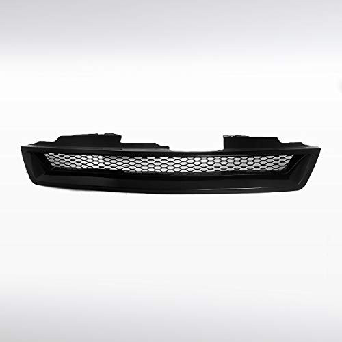 Autozensation For Honda Accord Coupe Sedan JDM T-R Style Mesh Grille Black Truck