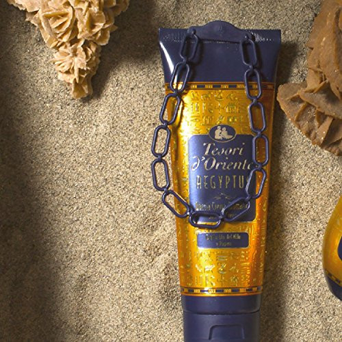 Tesori d_Oriente inch Aegyptusinch  Blue Lily of the Nile and Papyrus Milk Shower Cream - 250 Ml -8.45us Fl Oz- - Italian Import -