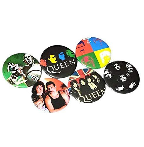 Queen Freddie Mercury Albums Art Button Pins Bohemian Rhapsody Girlfriend Birthday Gifts Merchandise We Will Rock You Album Covers