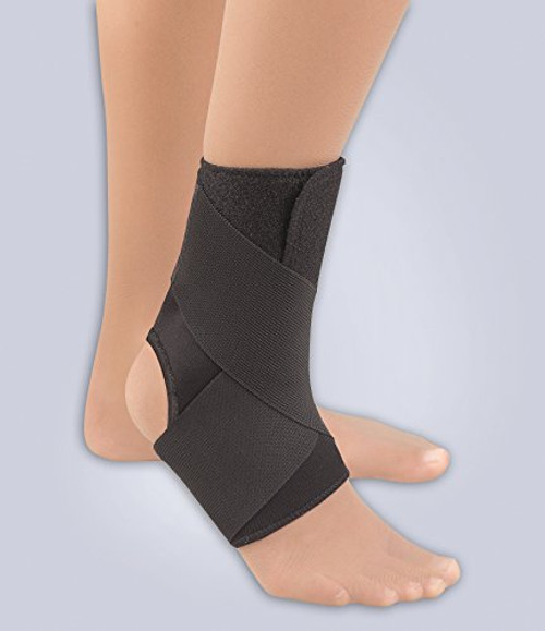 Fla 40-550SMBLK Safe-T-Sport Ez-On Wrap-Around Ankle Support and 44 Black and 44 Small Fla 40-550SMBLK Safe-T-Sport Ez-On Wrap-Around Ankle Support and 44 Black and 44 Small