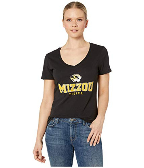 Champion College Missouri Tigers University V-Neck Tee Black 2 XS Champion College Missouri Tigers University V-Neck Tee Black 2 XS
