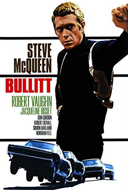 Bullitt Movie POSTER 27 x 40 Steve McQueen Robert Vaughn SA MADE IN THE U.S.A. Bullitt Movie POSTER 27 x 40 Steve McQueen Robert Vaughn SA MADE IN THE U.S.A.
