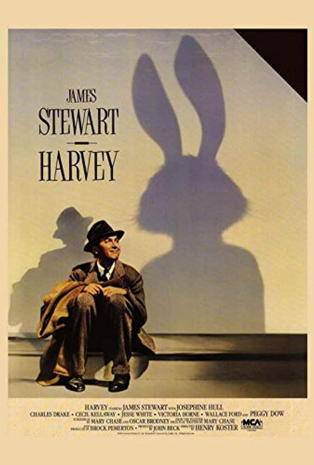 Harvey Movie POSTER 27 x 40 James Stewart Josephine Hull A MADE IN THE U.S.A. Harvey Movie POSTER 27 x 40 James Stewart Josephine Hull A MADE IN THE U.S.A.