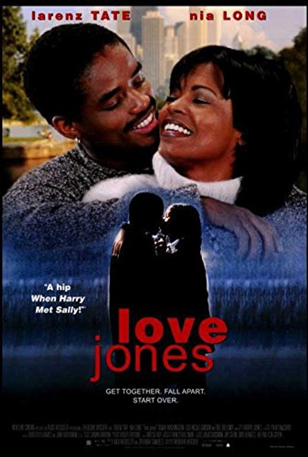 Love Jones Movie POSTER 27 x 40 Larenz Tate Nia Long A MADE IN THE U.S.A. Love Jones Movie POSTER 27 x 40 Larenz Tate Nia Long A MADE IN THE U.S.A.