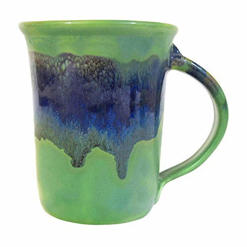 Clay in Motion Handmade Ceramic Small Mug 10oz - Misty Green