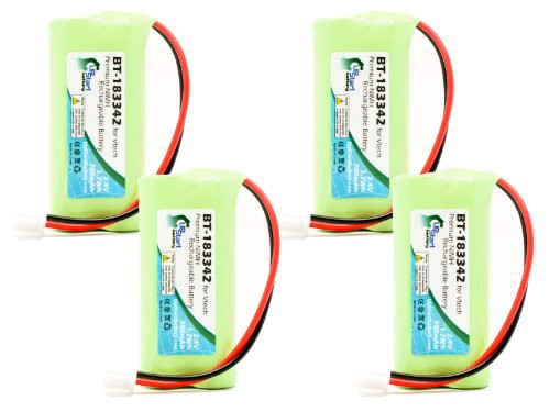 4 Pack - Replacement for AT and T TL92420 Battery - Compatible with AT and T Cordless Phone Battery -700mAh 2.4V NI-MH-