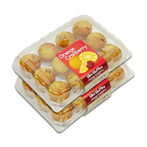 Mini Muffins - 2 Packages -Orange Cranberry-