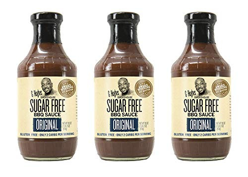 G Hughes Original Sugar Free BBQ Sauce 18 oz -3 Pack- G Hughes Original Sugar Free BBQ Sauce 18 oz -3 Pack-