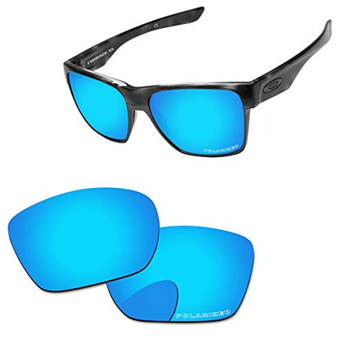 PapaViva Lenses Replacement for Oakley TwoFace XL Ice Blue - Polarized