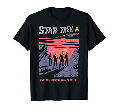 Star Trek Explore Strange New Worlds Fan Art Graphic T-Shirt Star Trek Explore Strange New Worlds Fan Art Graphic T-Shirt
