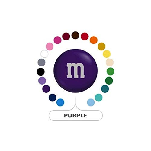 M and M_s Purple Milk Chocolate Candy 1LB Bag