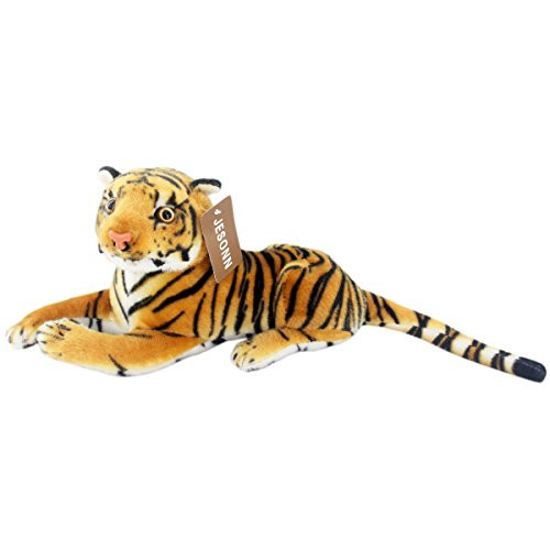 JESONN Realistic Small Stuffed Toy Animals Tiger Calf Plush for Kids' Birthdays,12" or 30CM,Brown,1PC JESONN Realistic Small Stuffed Toy Animals Tiger Calf Plush for Kids' Birthdays,12" or 30CM,Brown,1PC