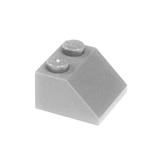 LEGO Parts and Pieces  Light Gray -Medium Stone Grey- 2x2 45 Slope x100