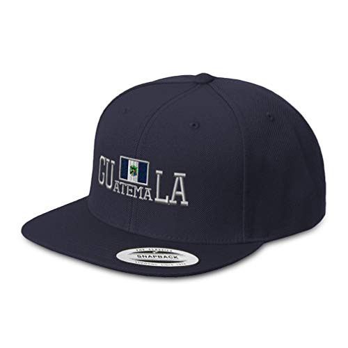 Speedy Pros Snapback Hats for Men and Women Guatemala Flag Embroidery Acrylic Flat Bill Baseball Cap Navy Speedy Pros Snapback Hats for Men and Women Guatemala Flag Embroidery Acrylic Flat Bill Baseball Cap Navy